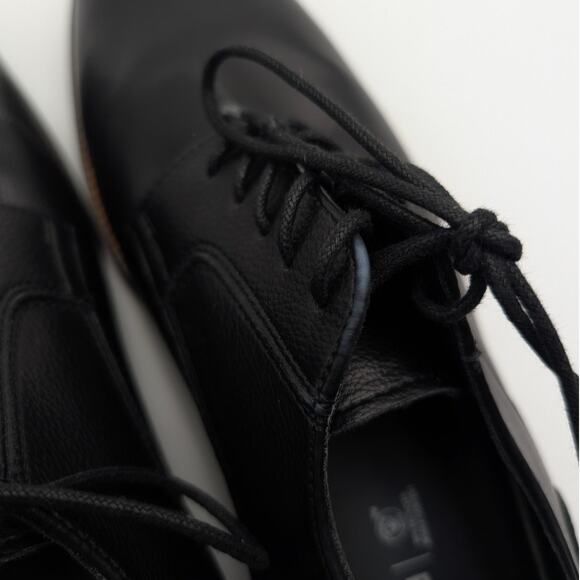 Abound Adrian Plain Toe Derby Dress Shoes Lace-Up Men's Black Size US12M EU45 - Picture 11 of 12